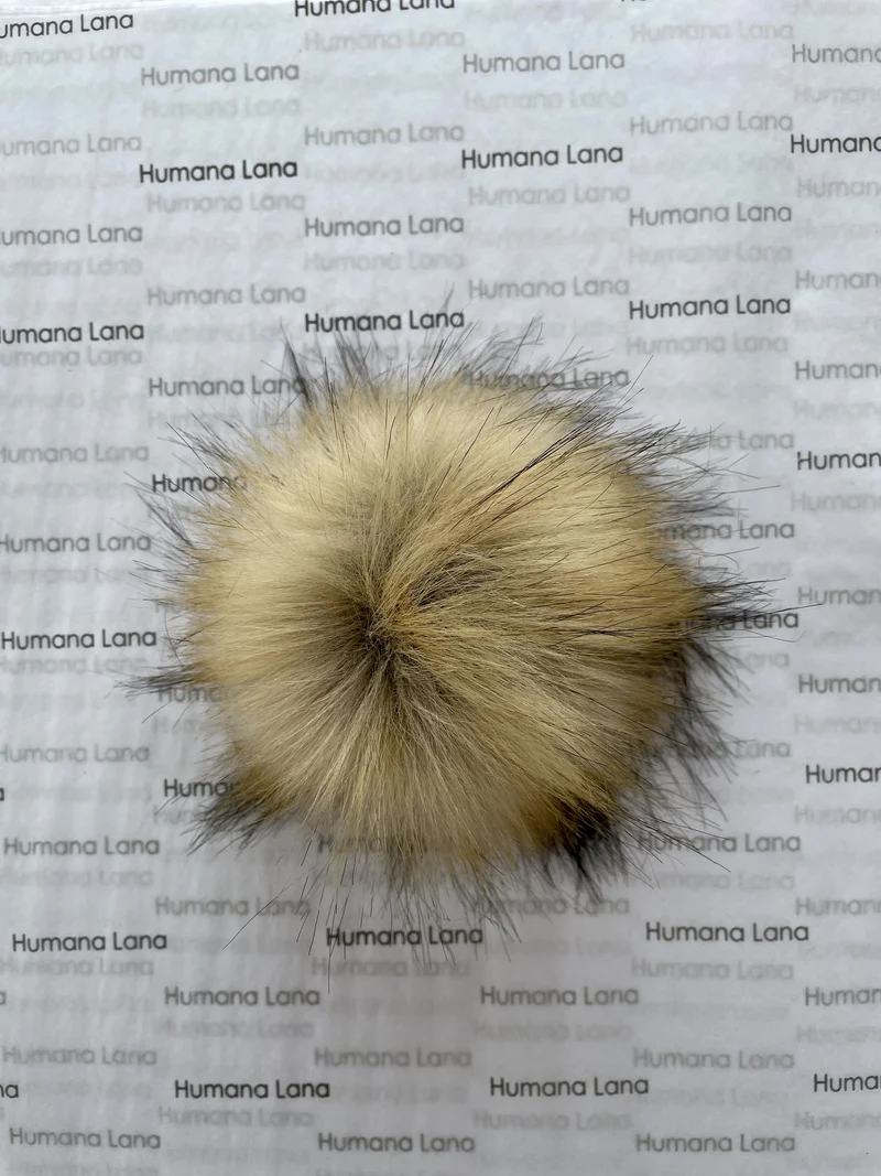 Faux fur pompom 11-12cm (1008)
