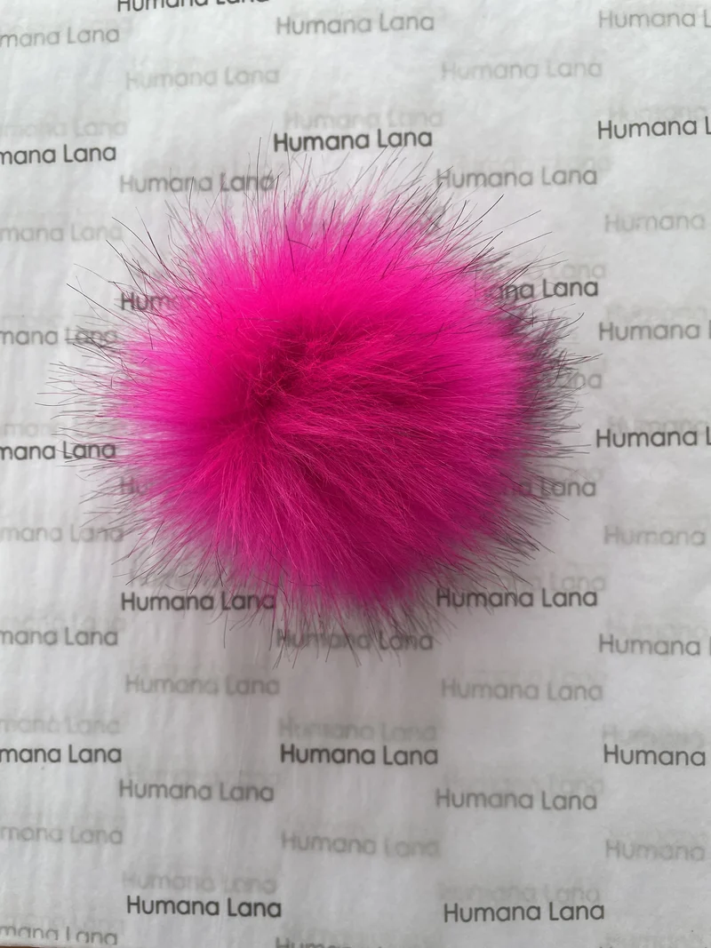 Faux fur pompom 11-12cm (1008)