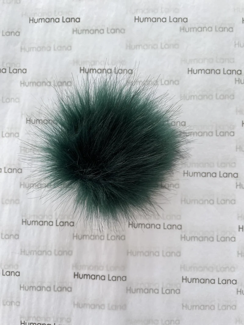 Faux fur pompom 11-12cm (1008)