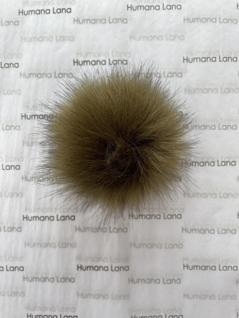 Faux fur pompom 11-12cm (1008)