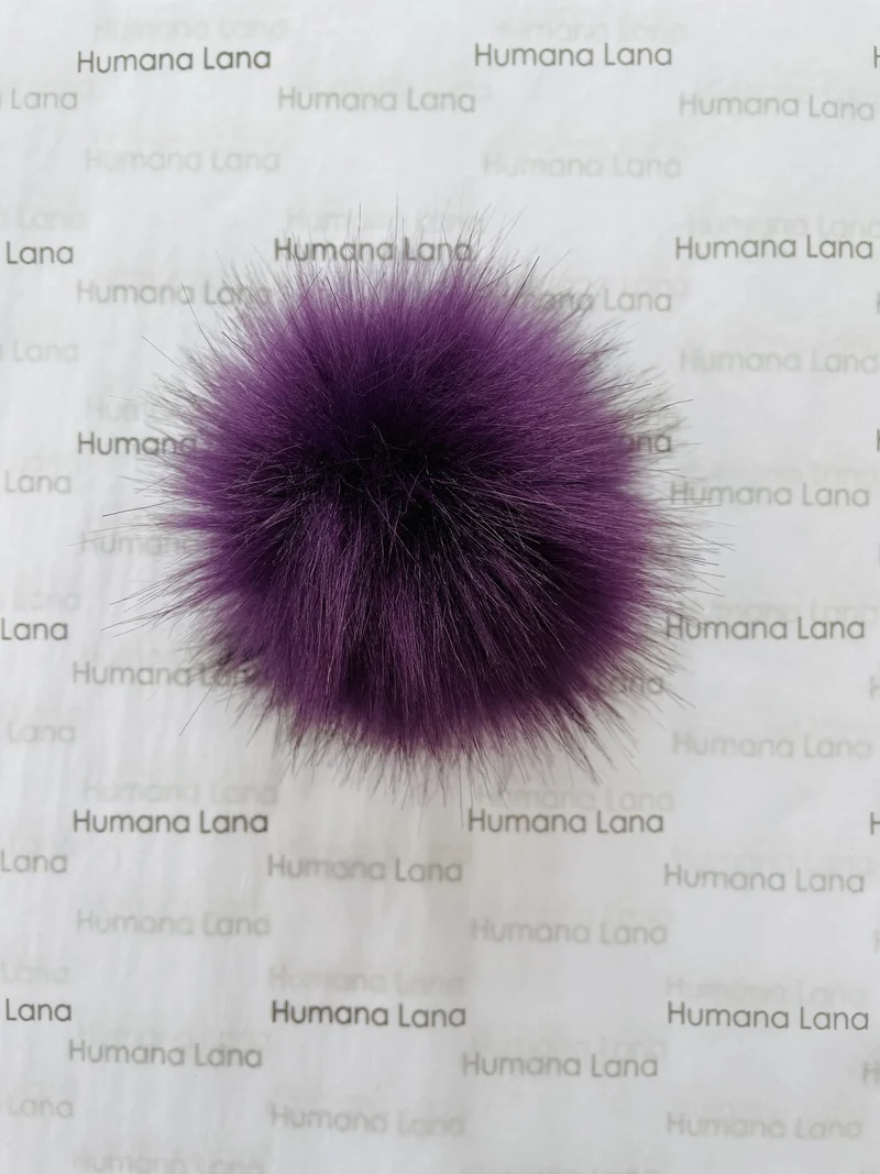 Faux fur pompom 11-12cm (1008)