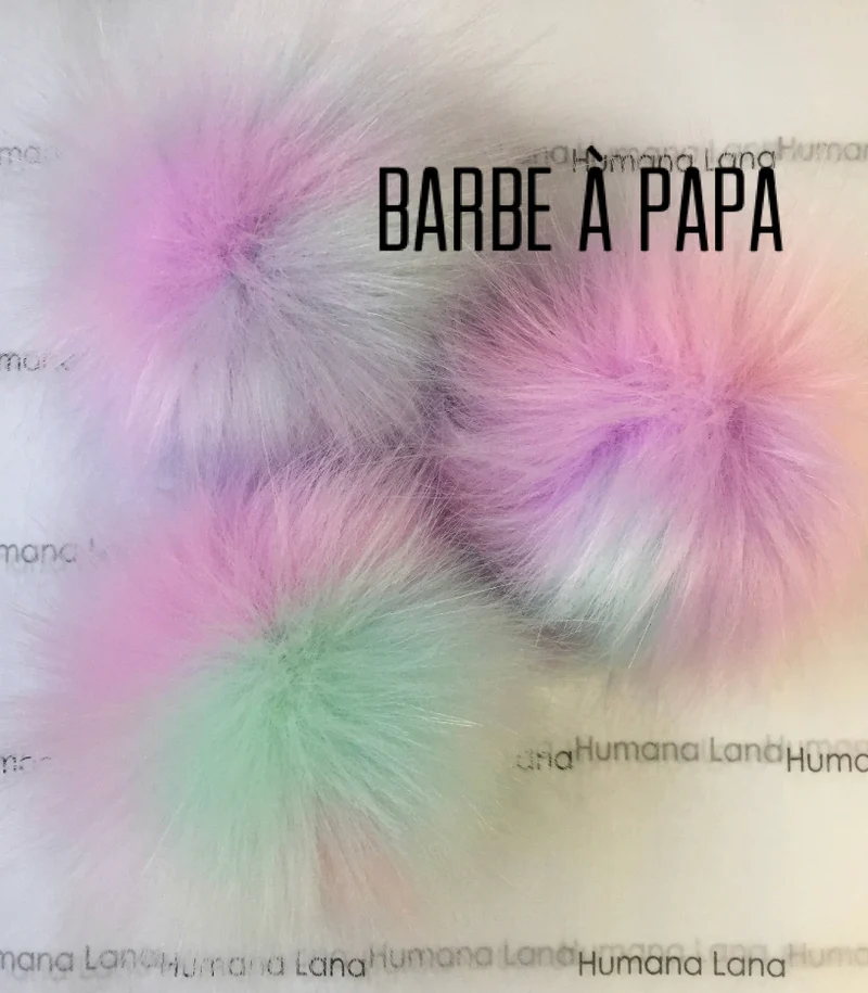 Faux fur pompom 11-12cm (1008)