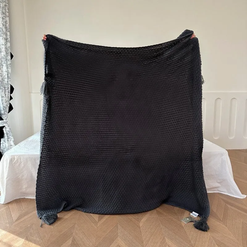 Strukturierte gewebte Wurfdecke