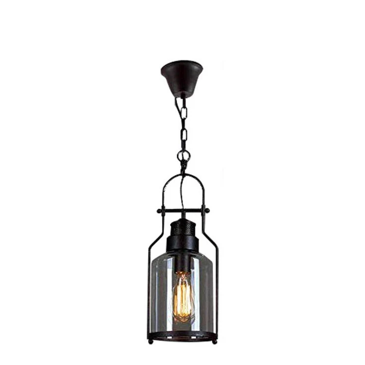 Vintage-inspirierte Glaskettenlampe