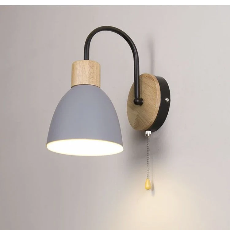 Moderne Holz Wandlampe
