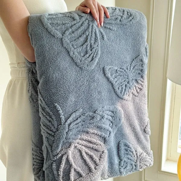Damen dekorative Schmetterlingsmuster Wurfdecke