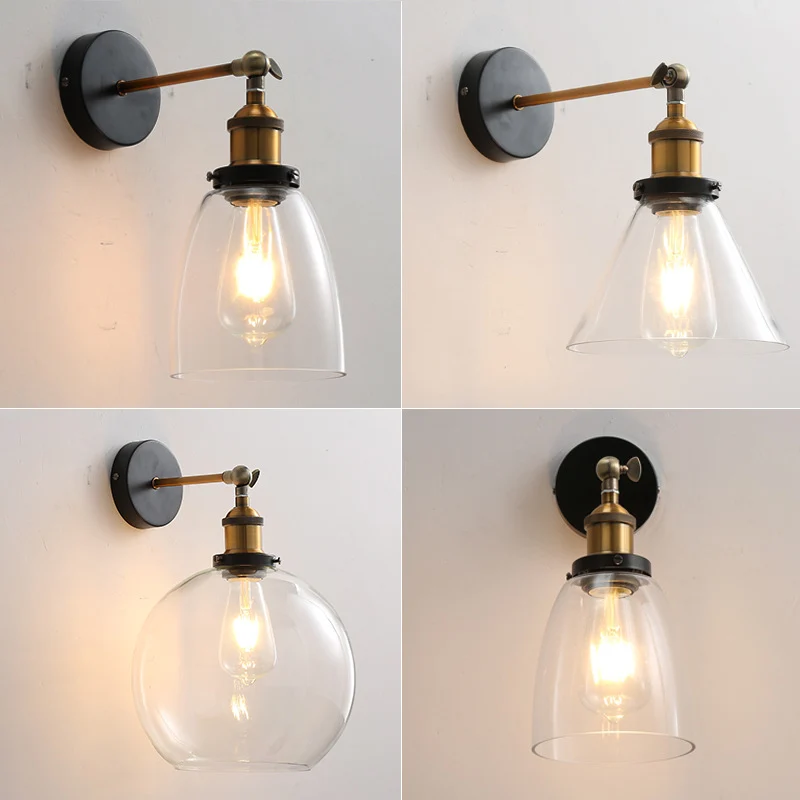 Industrielle Wandlampe