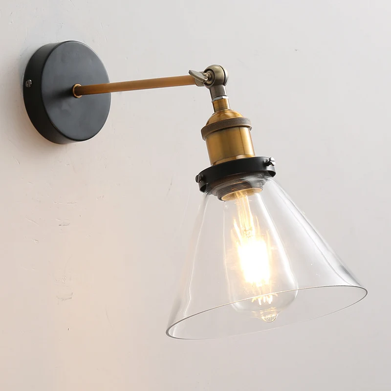 Industrielle Wandlampe