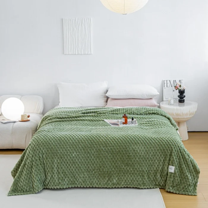 Strukturierte Wurfdecke