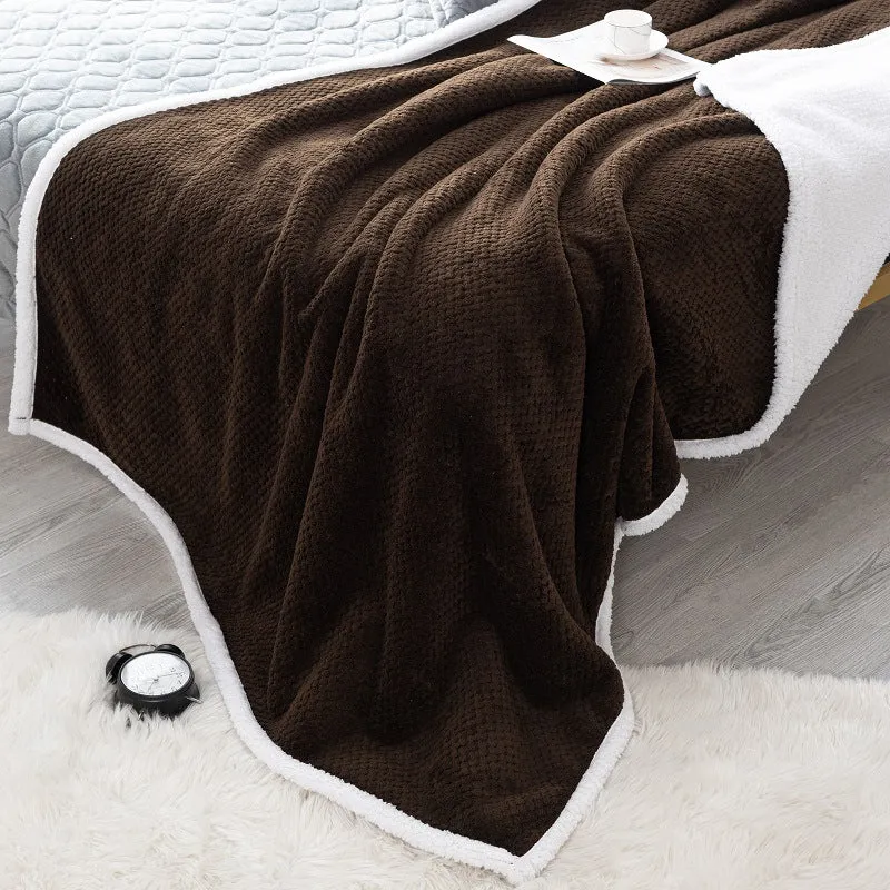 Weiches Fleece-Wurfdecke