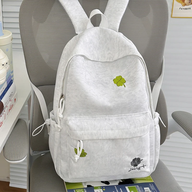 Casual Multi-Pocket Rucksack mit lustigen Akzenten Karnz