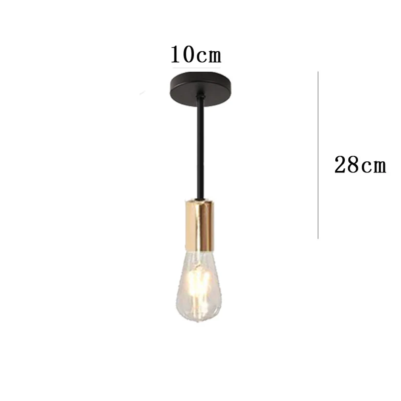 Minimalistische goldene Akzent Pendelleuchte