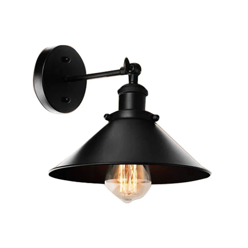 Industrielle Wandlampe