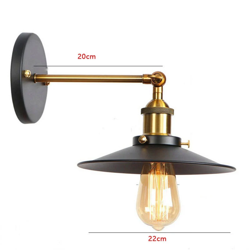 Industrielle Wandlampe