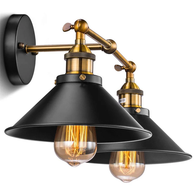 Industrielle Wandlampe