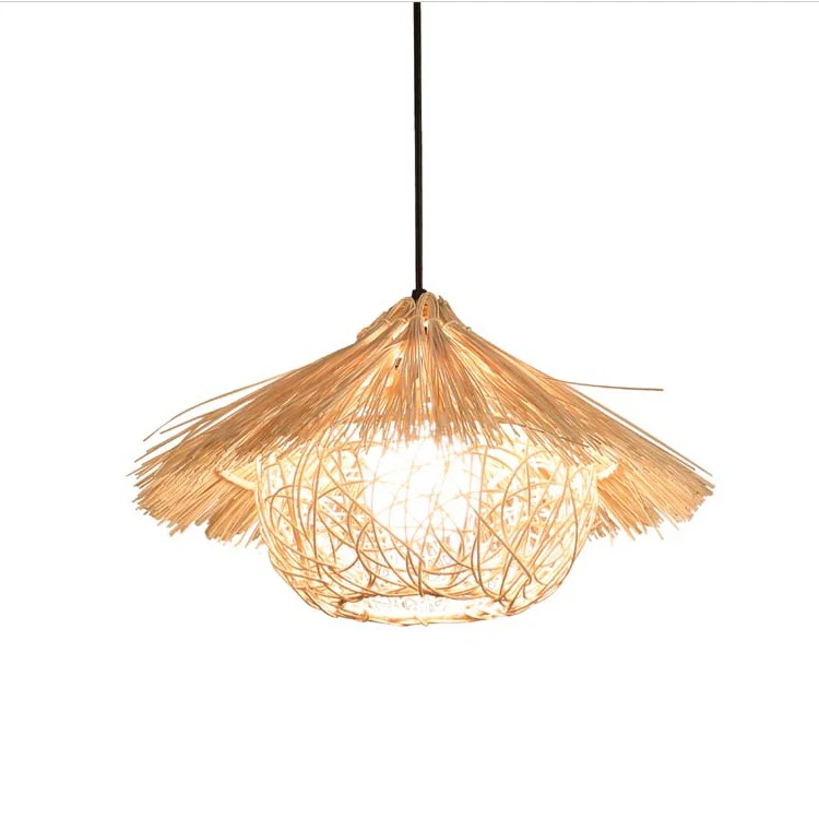 Boho-inspiriertes gewobenes Deckenlicht