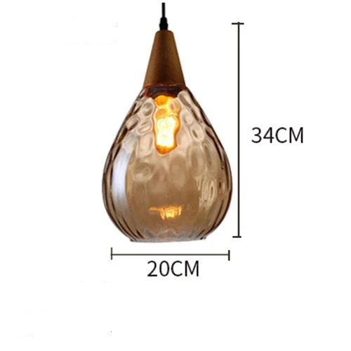 Künstlerische Tropfen Pendant Licht