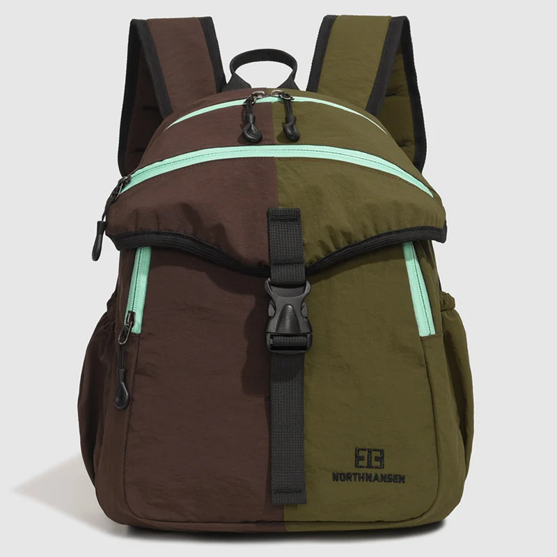 Farbblock Multi-Taschen Rucksack Karnz