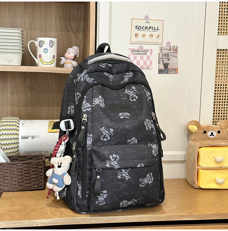 Lässiger Multi-Fach Schulrucksack Karnz