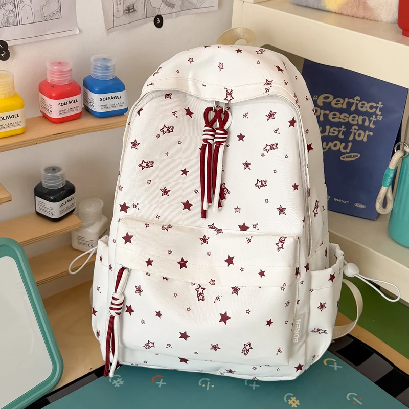 Lässig Leichter Sternen-Print Rucksack Karnz