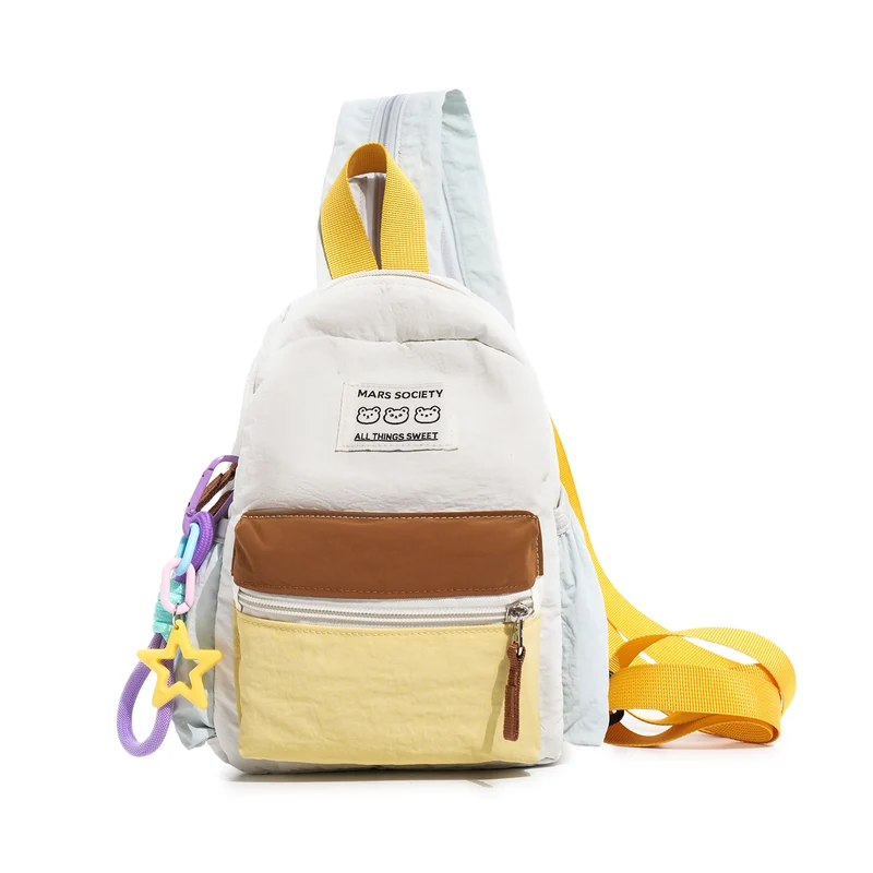 Farbblock Casual Rucksack Karnz