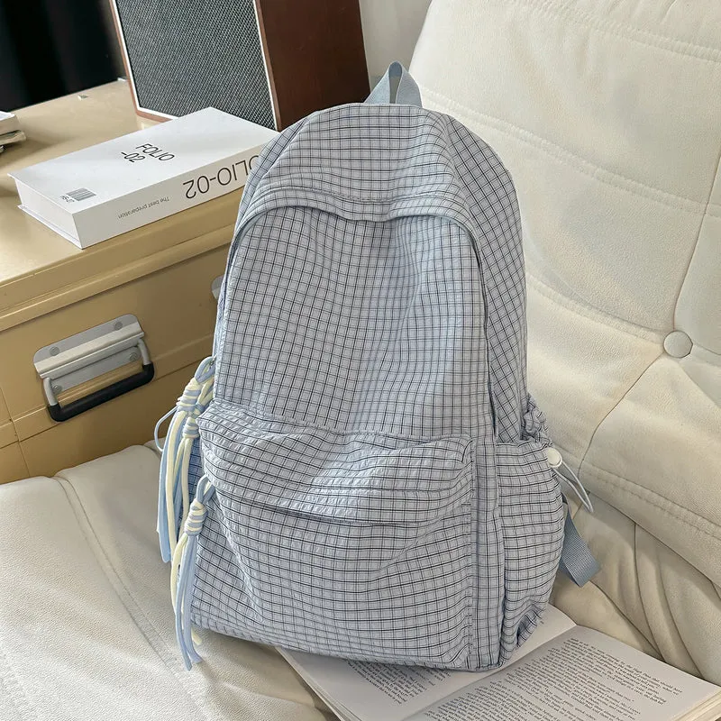 Klassischer karierter Rucksack Karnz