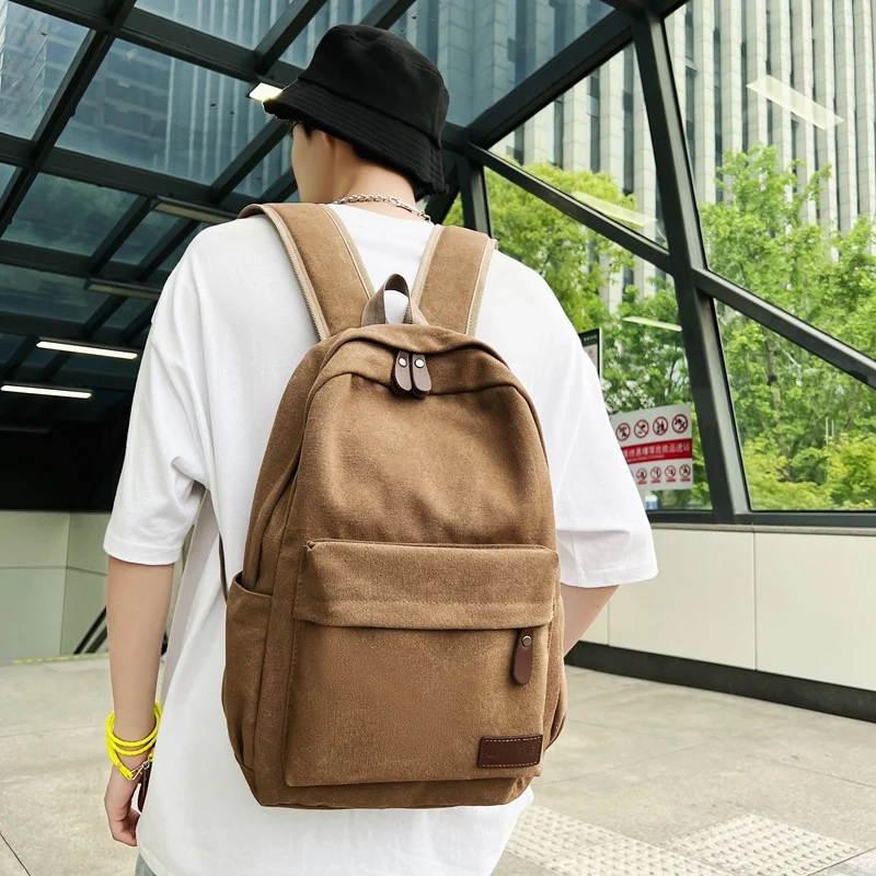 Klassischer Canvas-Rucksack Karnz