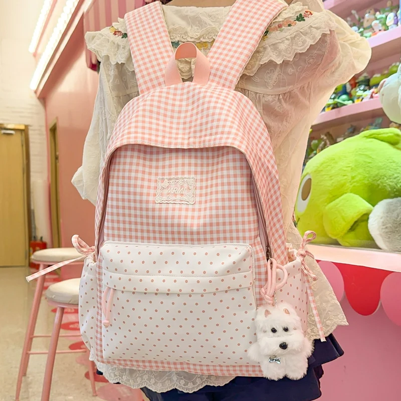 Chic Plaid Rucksack Karnz