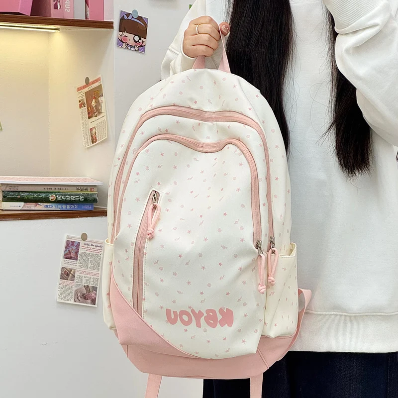 Lässiger leichter Mehrfach-Taschen-Rucksack Karnz