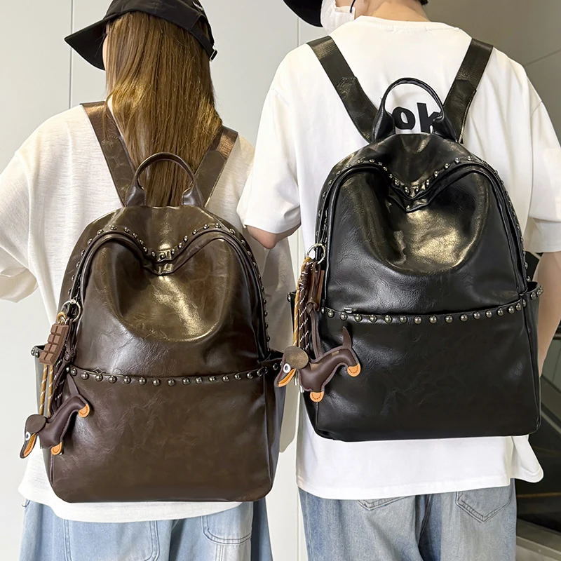 Legere Leder-Rucksack Karnz