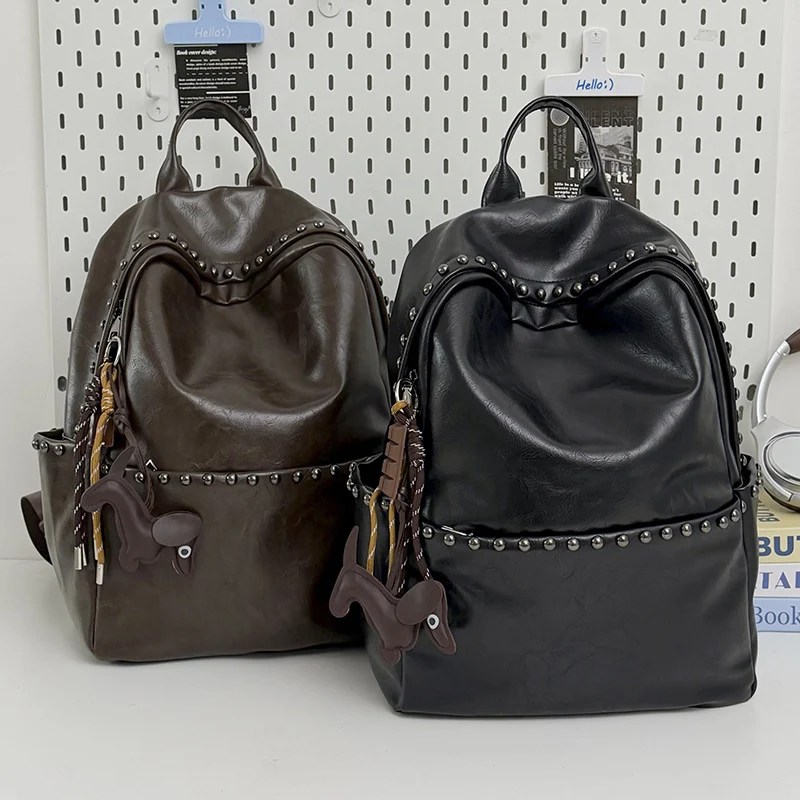 Legere Leder-Rucksack Karnz
