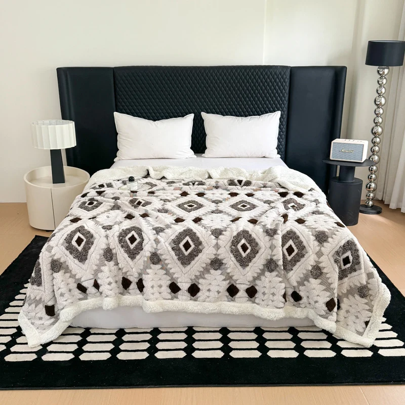 Dekorative Fleece-Wurfdecke