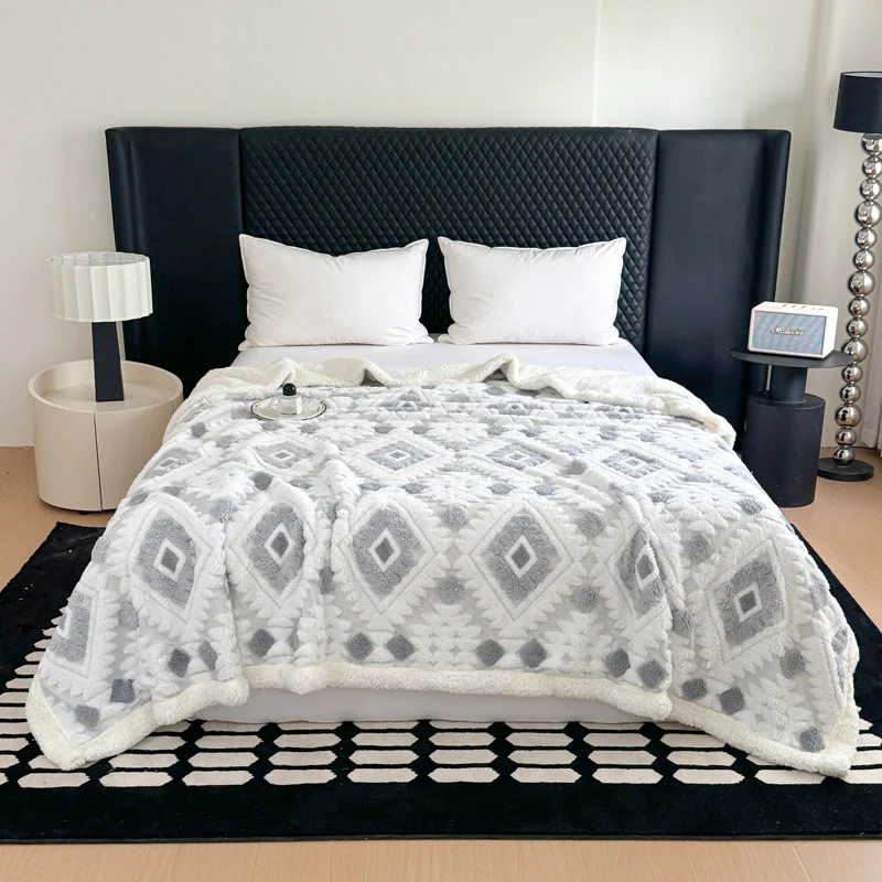 Dekorative Fleece-Wurfdecke