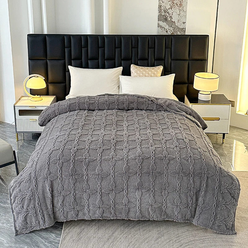 Gemütliche Plüschdecke