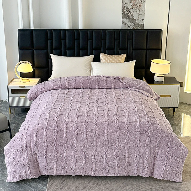 Gemütliche Plüschdecke