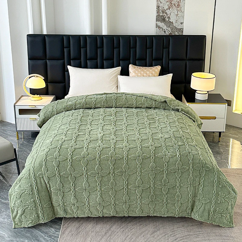Gemütliche Plüschdecke