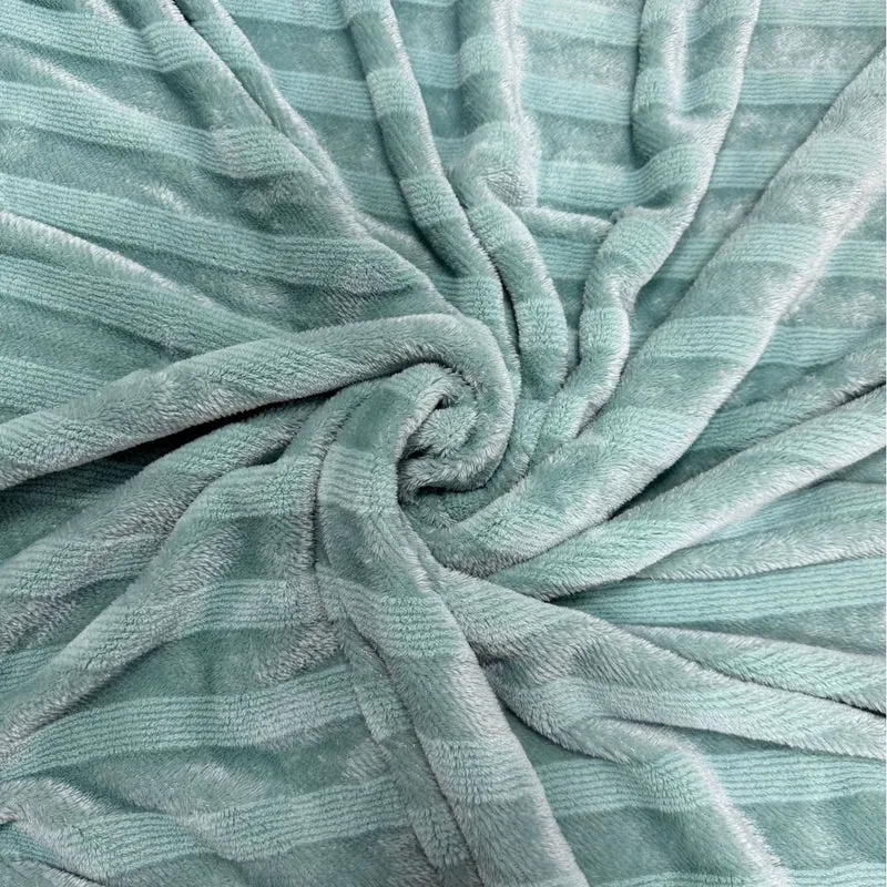 Fleece-Plüsch-Wurfdecke