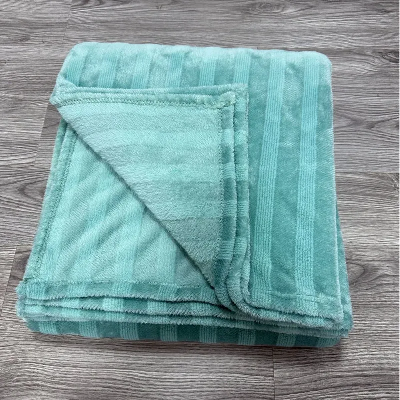 Fleece-Plüsch-Wurfdecke
