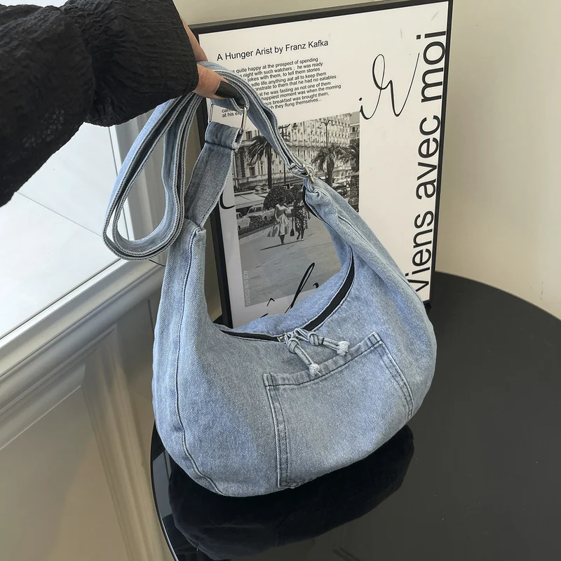 Chice Denim Schultertasche Karnz