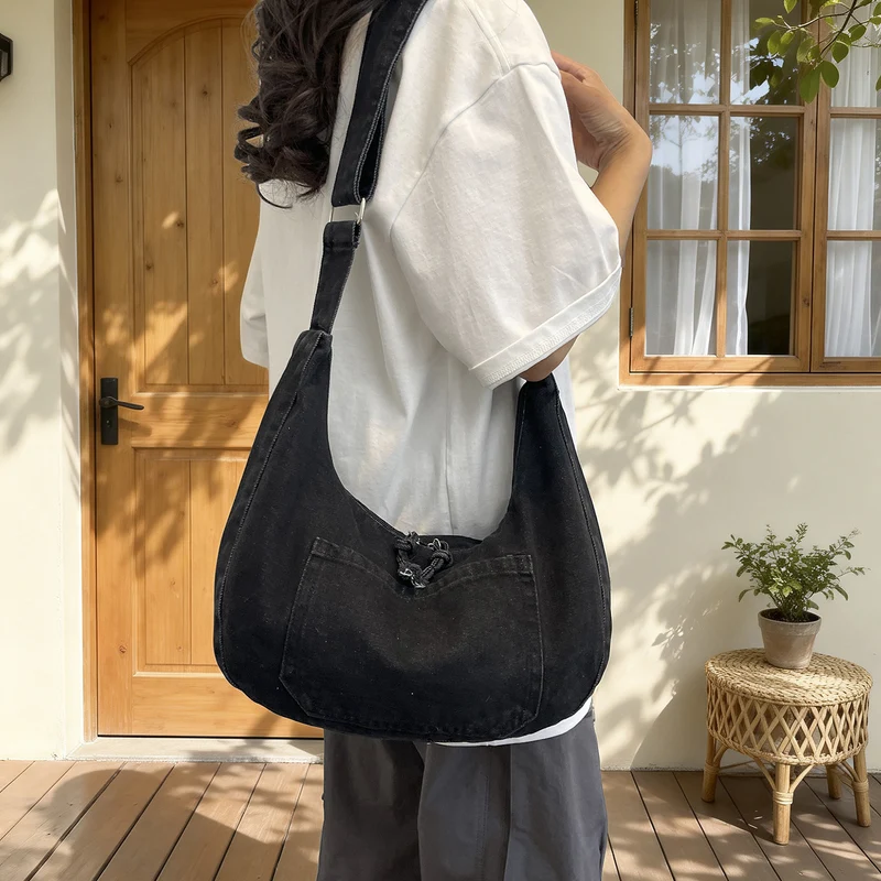 Chice Denim Schultertasche Karnz