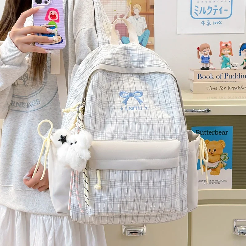 Gepunktetes Muster Freizeit Rucksack Karnz