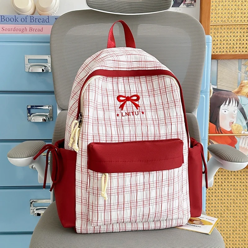 Gepunktetes Muster Freizeit Rucksack Karnz