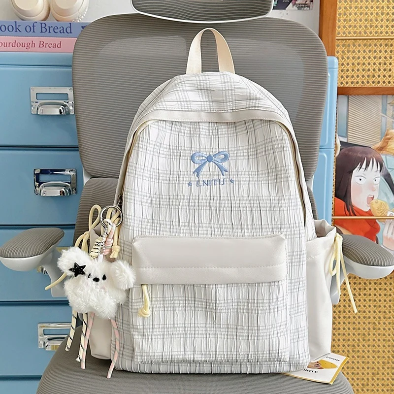 Gepunktetes Muster Freizeit Rucksack Karnz