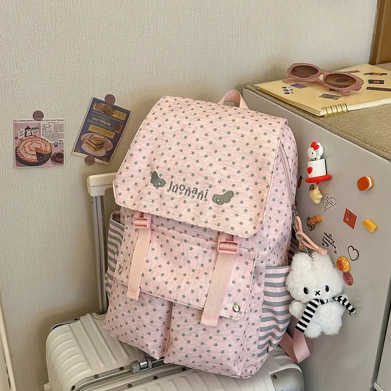 Charmante Stern-Beschmückte Freizeit-Rucksack Karnz