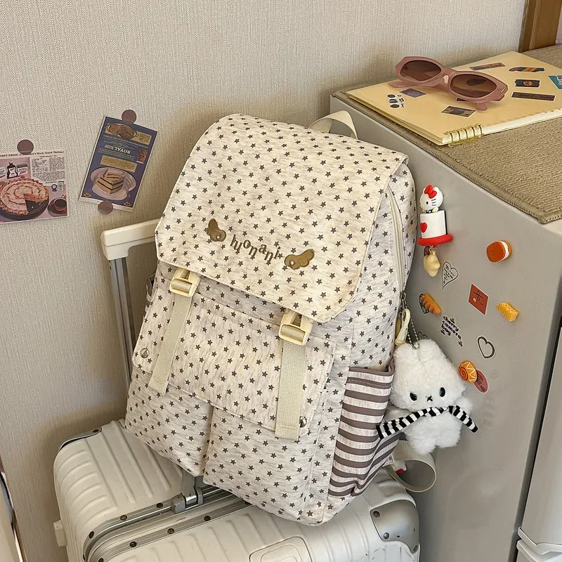 Charmante Stern-Beschmückte Freizeit-Rucksack Karnz