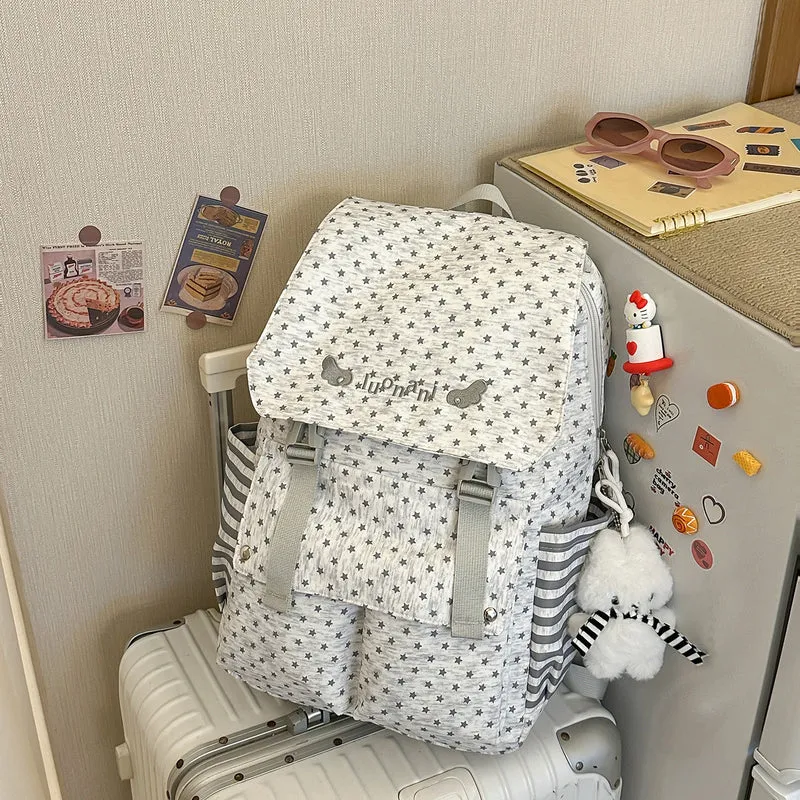 Charmante Stern-Beschmückte Freizeit-Rucksack Karnz