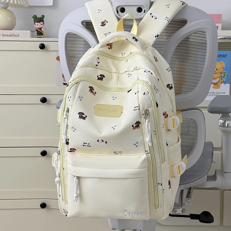 Verspielt Hunde-Themen Schulrucksack Karnz