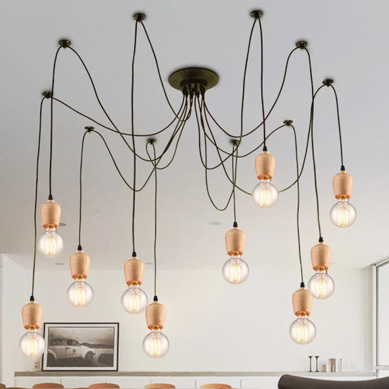 Bohemian Multi-Glühbirnen Pendelleuchte
