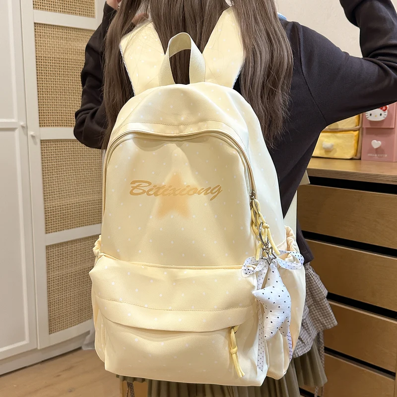 Charmanter Pünktchen Freizeit Rucksack Karnz