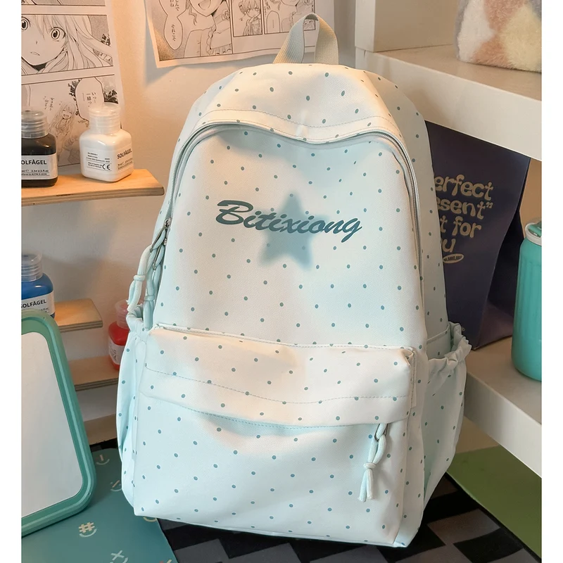 Charmanter Pünktchen Freizeit Rucksack Karnz